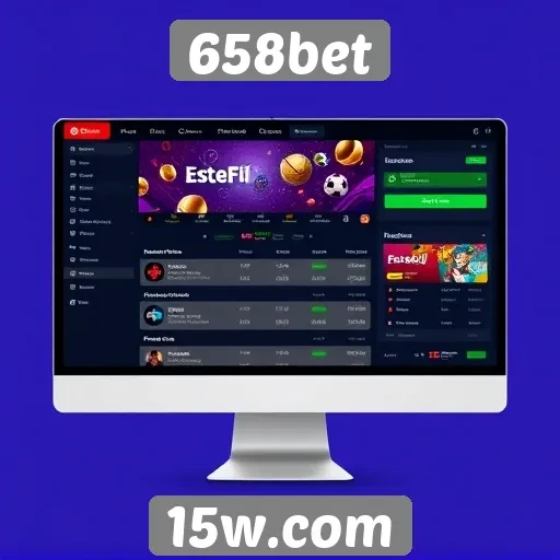 Análise da interface do usuário do site 658bet